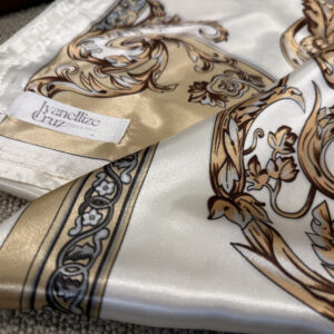 Lenço Acetinado Off White