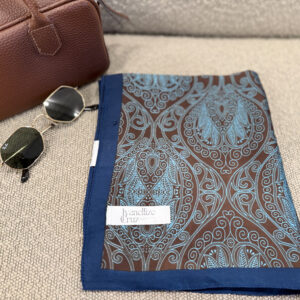 Echarpe Acetinada Azul Terra