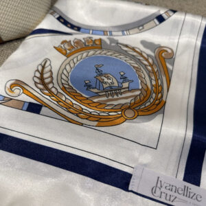 Lenço Acetinado Náutico